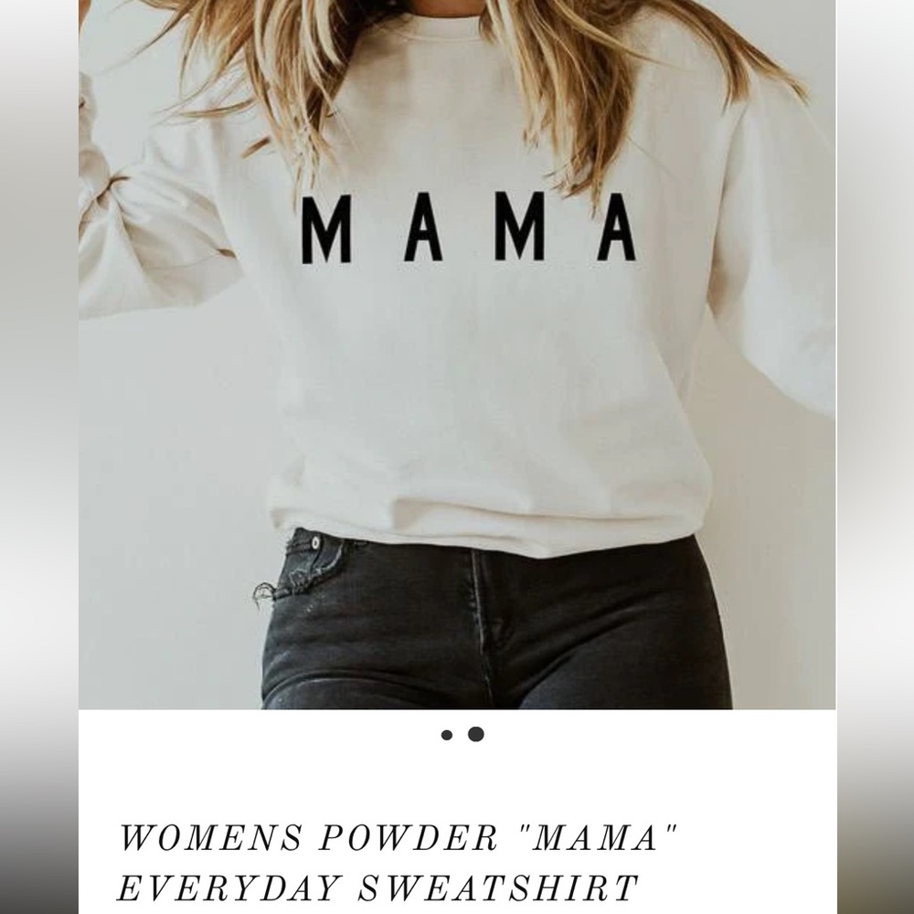 Pink Ford & Wyatt MAMA sweatshirt small